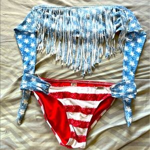 Two piece bathing suit